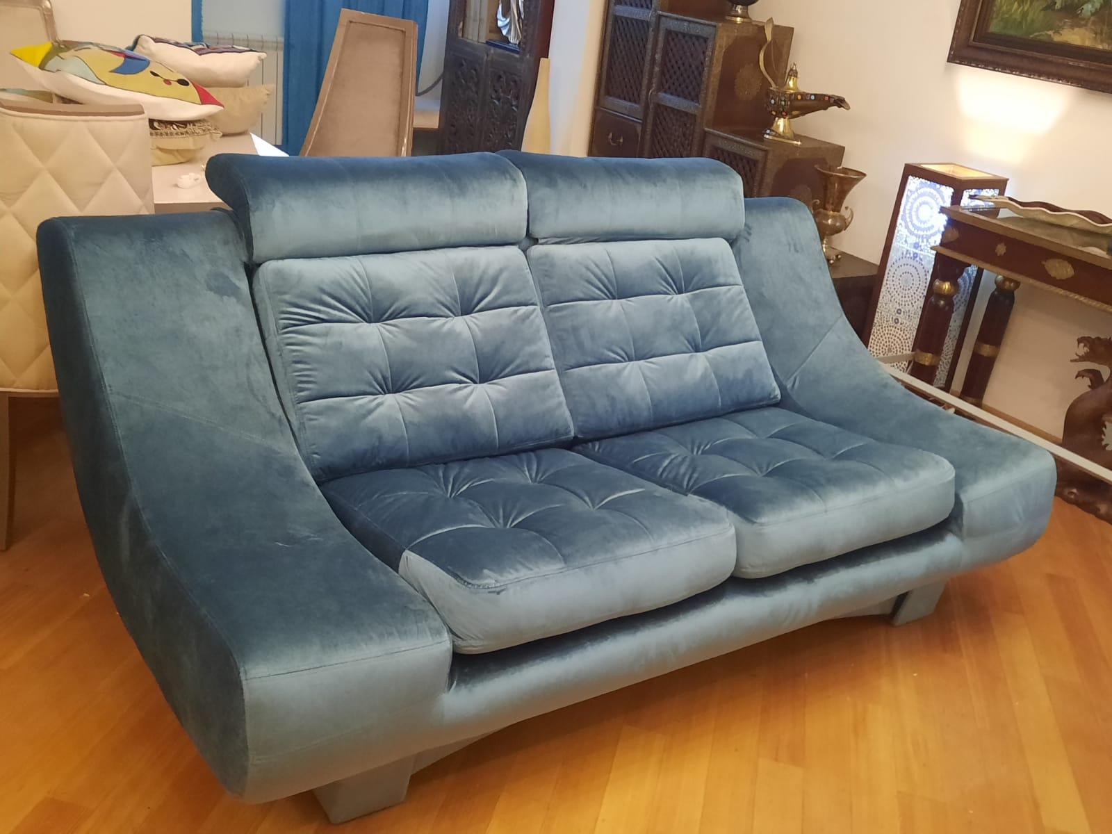 Обивка дивана на дому. Ашукино