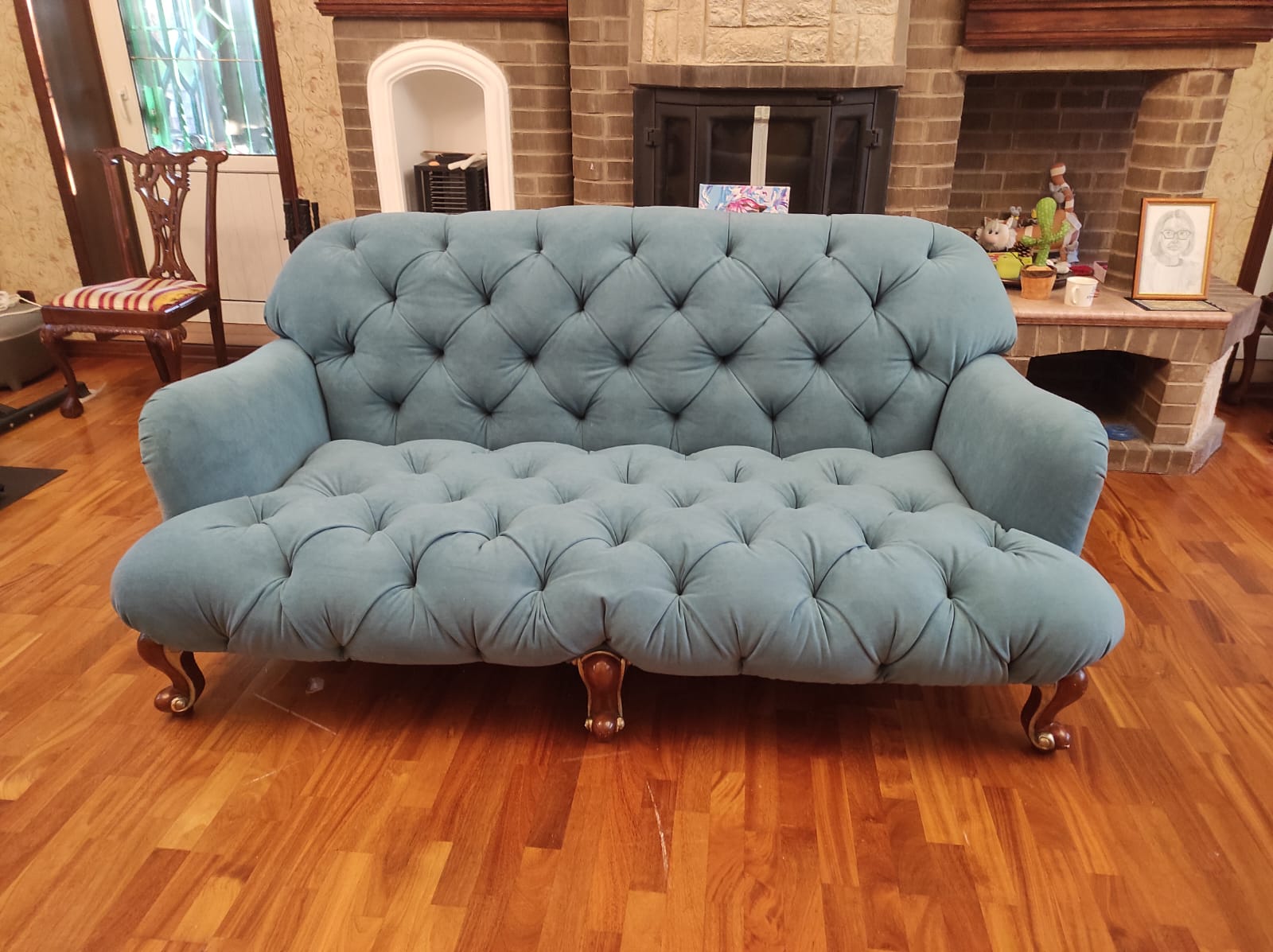 Перетяжка дивана. Ашукино