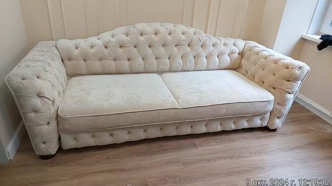 Замена обивки дивана на дому. Ашукино