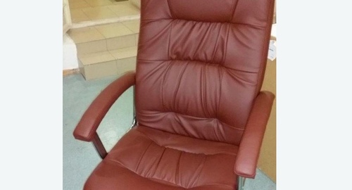 Обтяжка офисного кресла. Ашукино